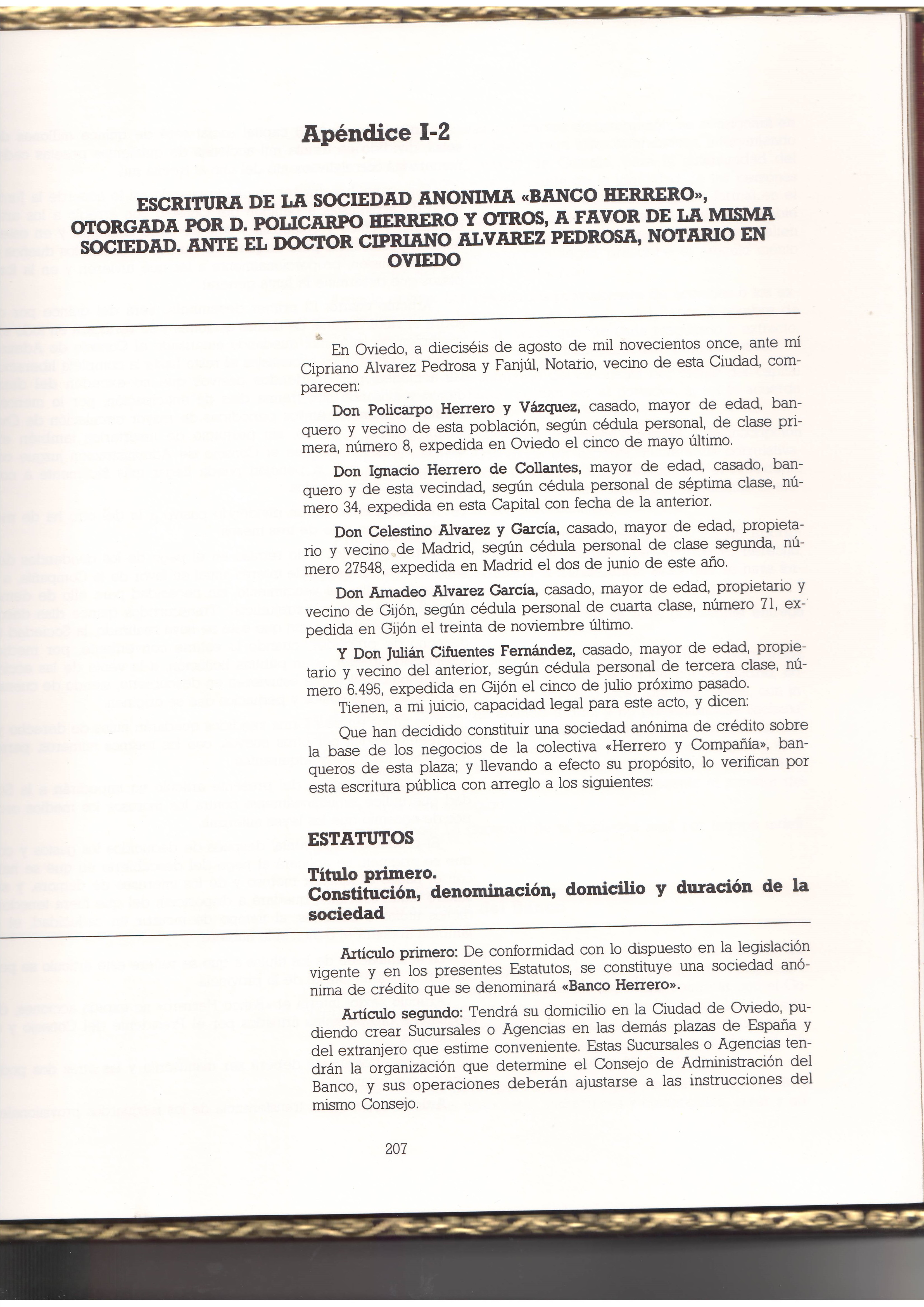 Banco Herrero. 75 años de historia. 1912-1987