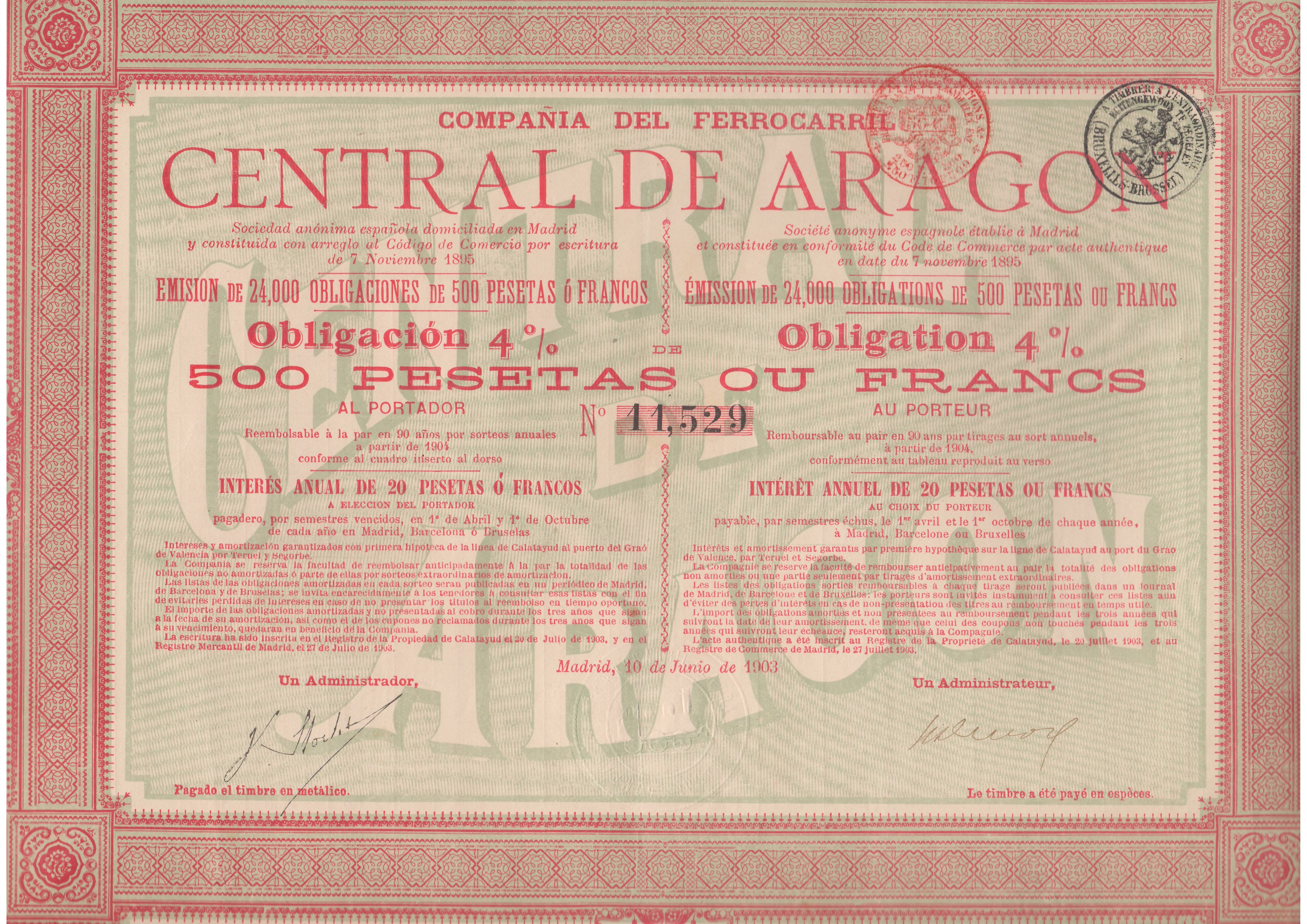 Compañía del Ferrocarril Central de Aragón